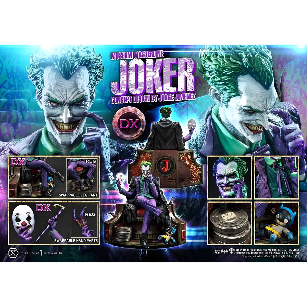 The Joker By Jorge Jimenez Dx Bonus - Dc Comics Batman Museum Masterline Prime 1 Studios