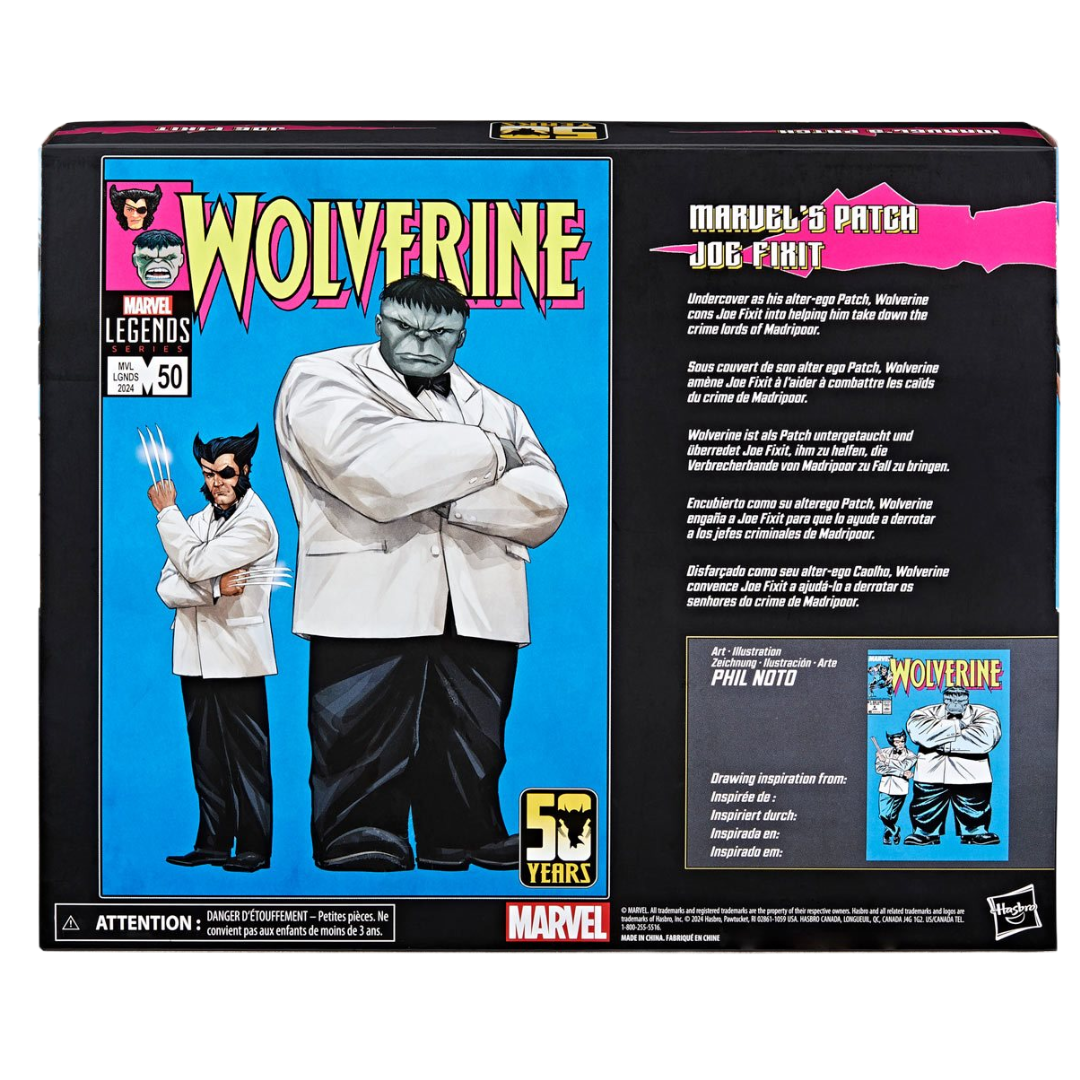 Joe Fixit & Patch (2-Pack) - Wolverine: 50Th Anniversary Marvel Hasbro Legends