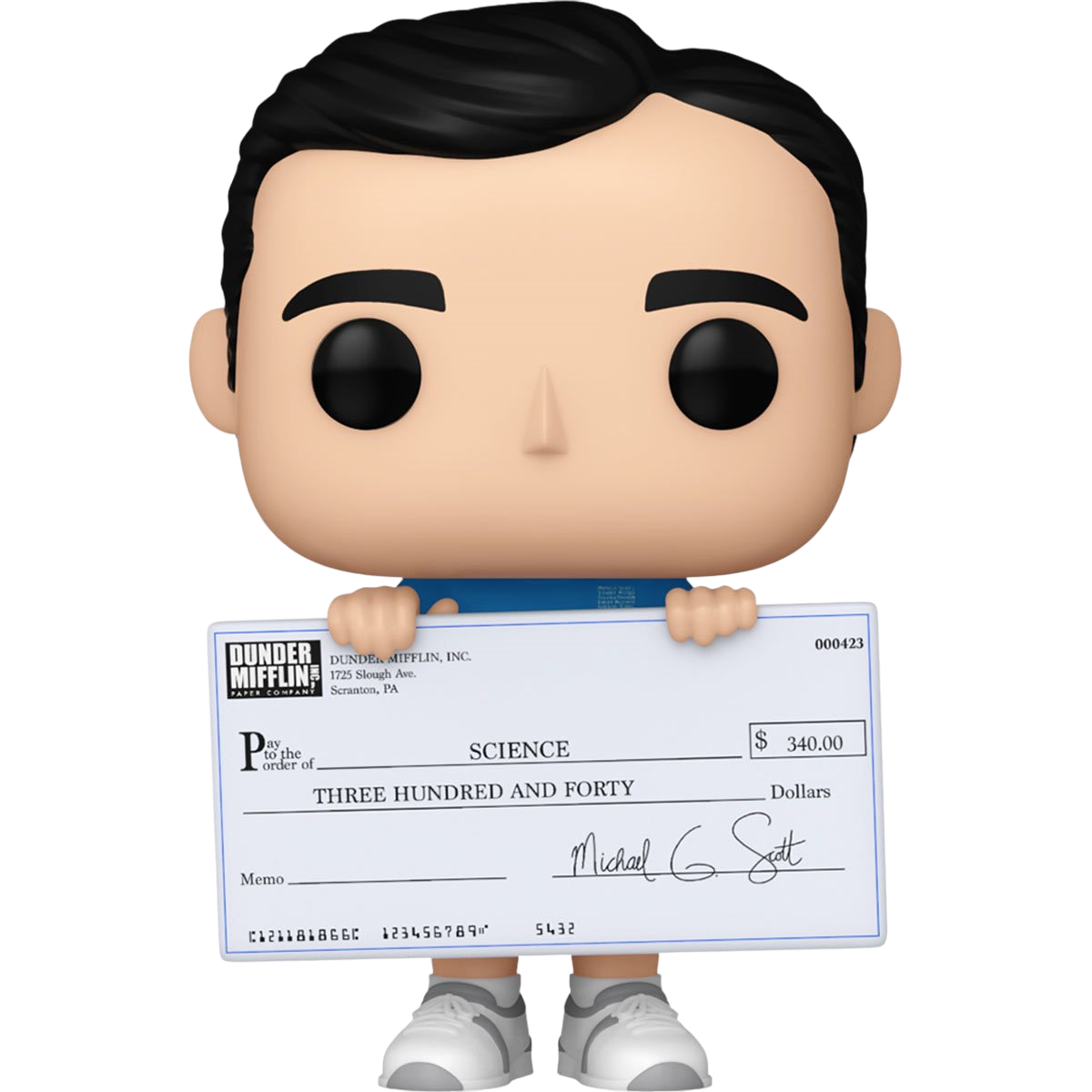 Michael Scott Con Cheque 1395 - The Office Funko Pop! Television