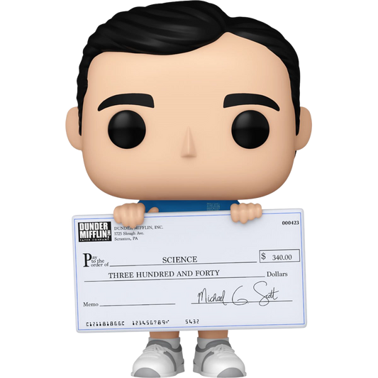 Michael Scott Con Cheque 1395 - The Office Funko Pop! Television