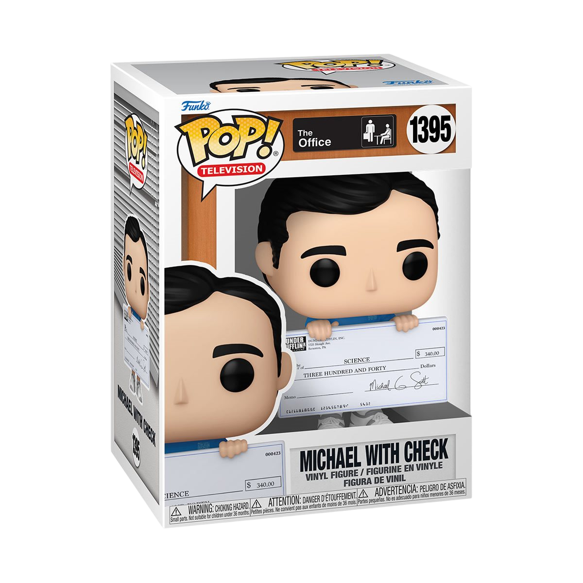 Michael Scott Con Cheque 1395 - The Office Funko Pop! Television