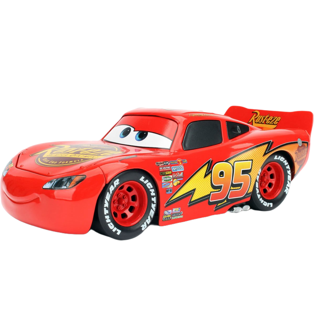 Lightning McQueen with Tire Rack - Cars 3 Jada Die-Cast