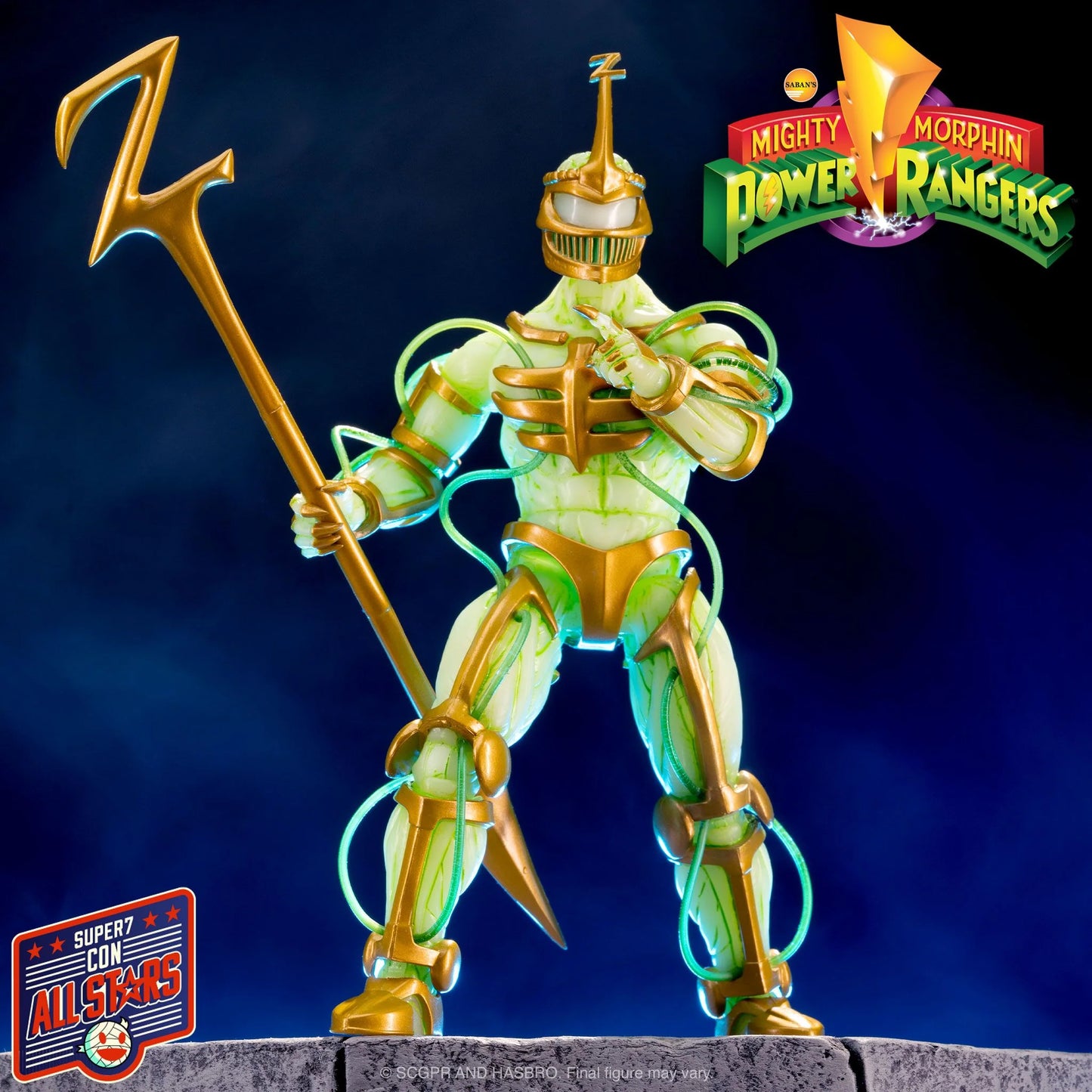 Lord Zedd (Imperial Gold Glow) Ultimates! - Power Ranger Mighty Morphin Super7 SDCC 2024