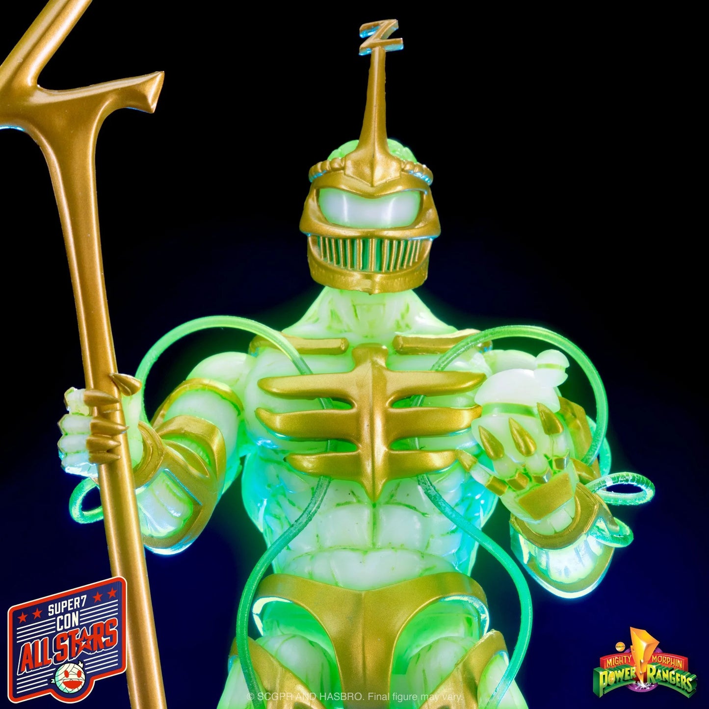 Lord Zedd (Imperial Gold Glow) Ultimates! - Power Ranger Mighty Morphin Super7 SDCC 2024