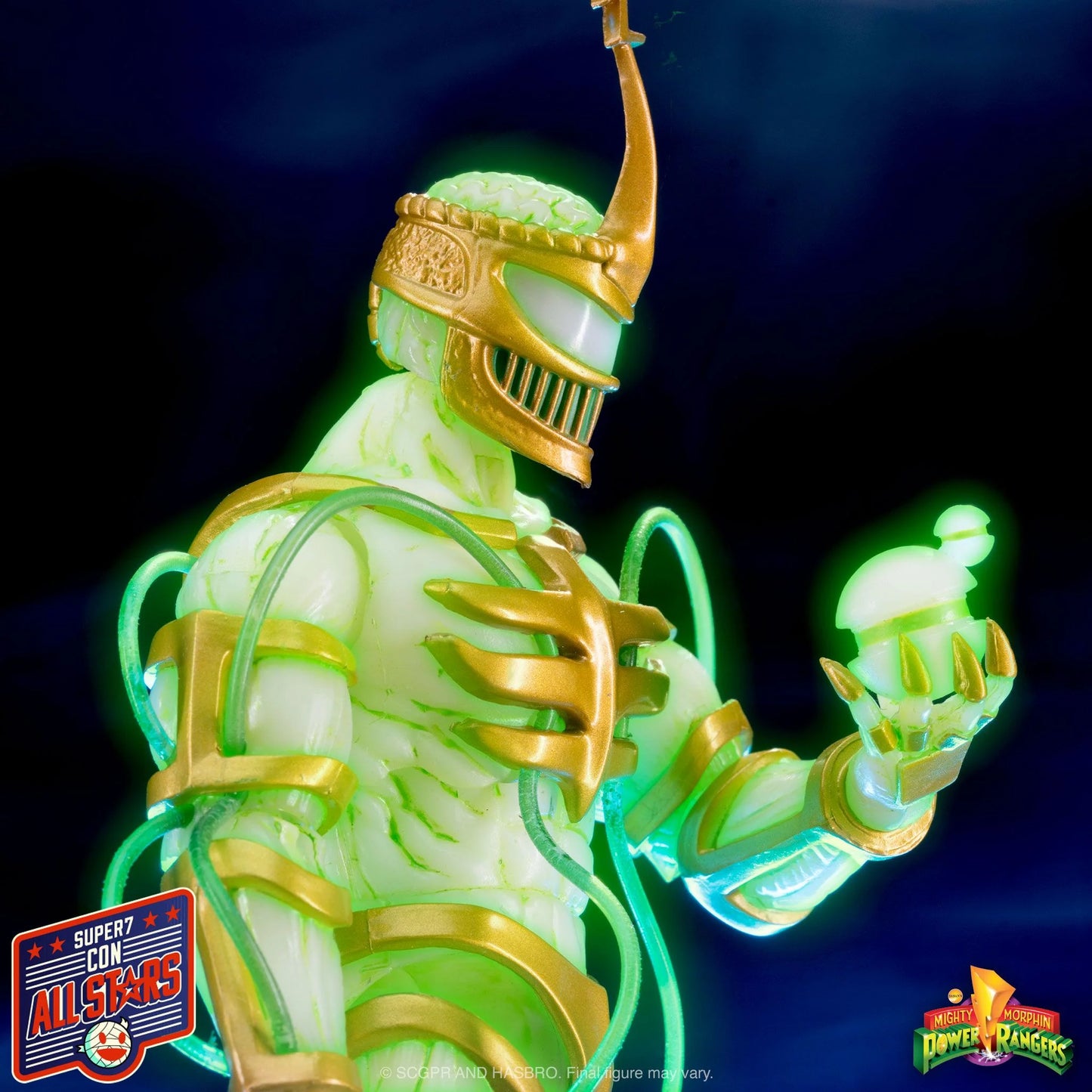 Lord Zedd (Imperial Gold Glow) Ultimates! - Power Ranger Mighty Morphin Super7 SDCC 2024