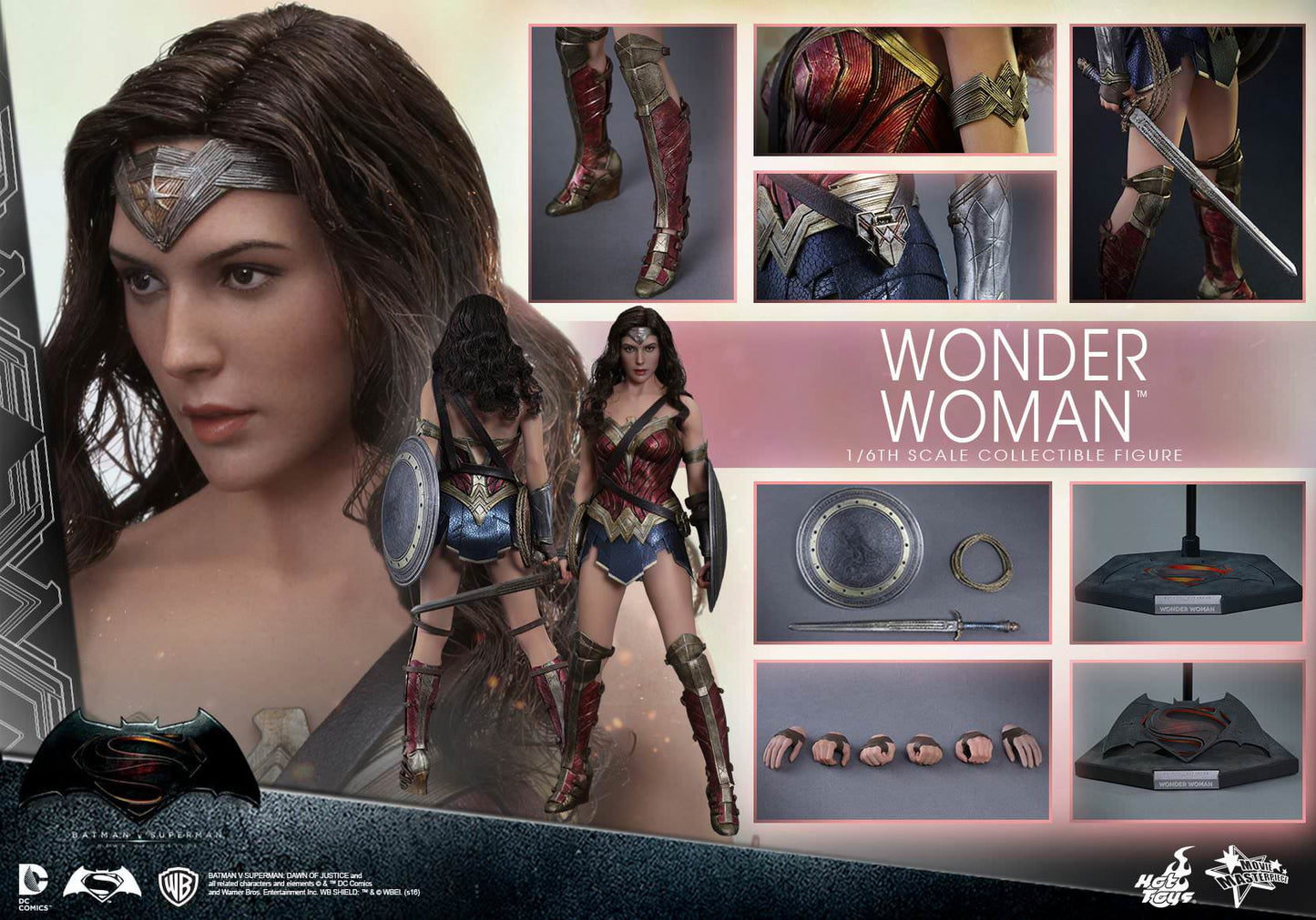 Wonder Woman 1/6 - Dc: Batman v Superman Hot Toys