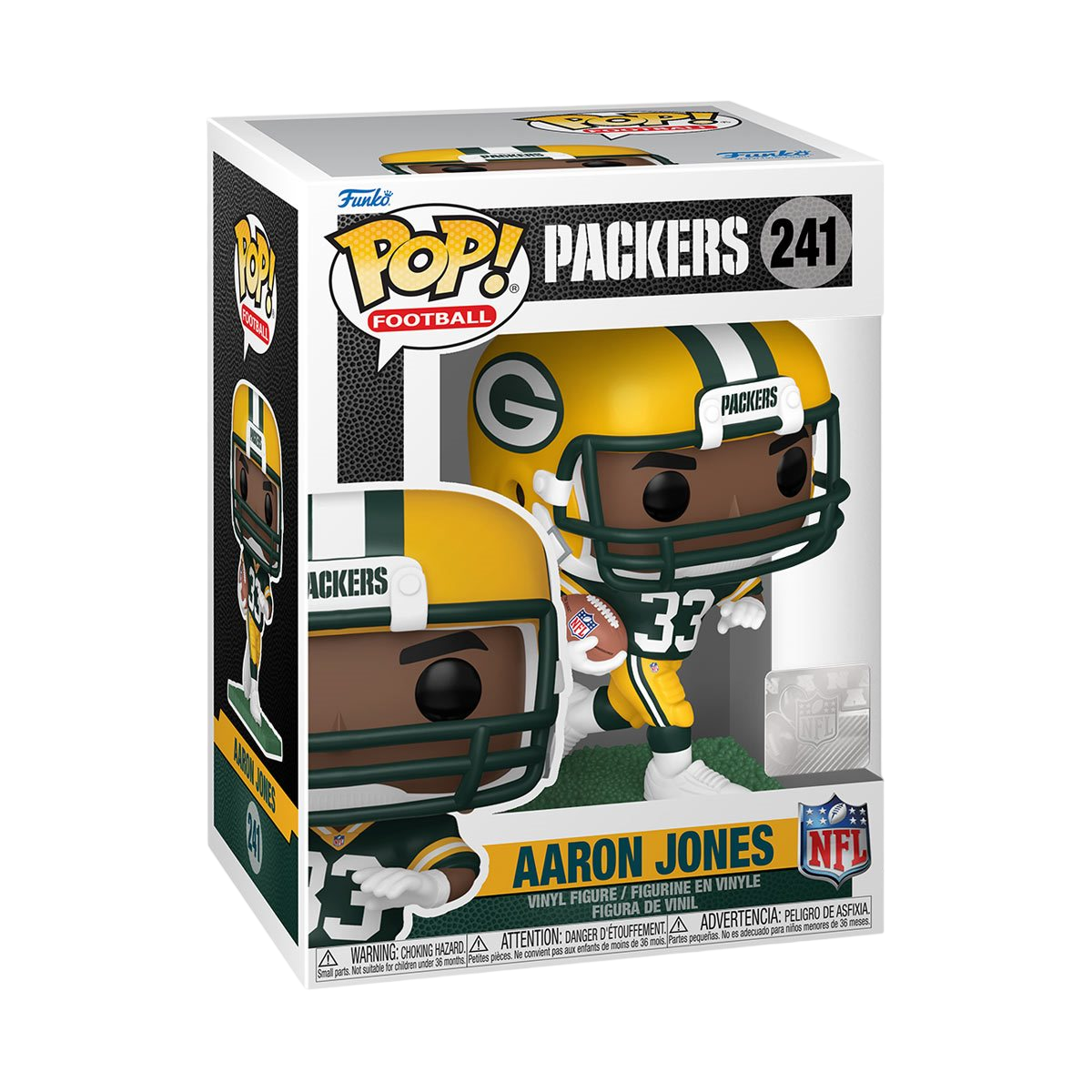 Aaron Jones 241 - Funko Pop! Green Bay Packers NFL