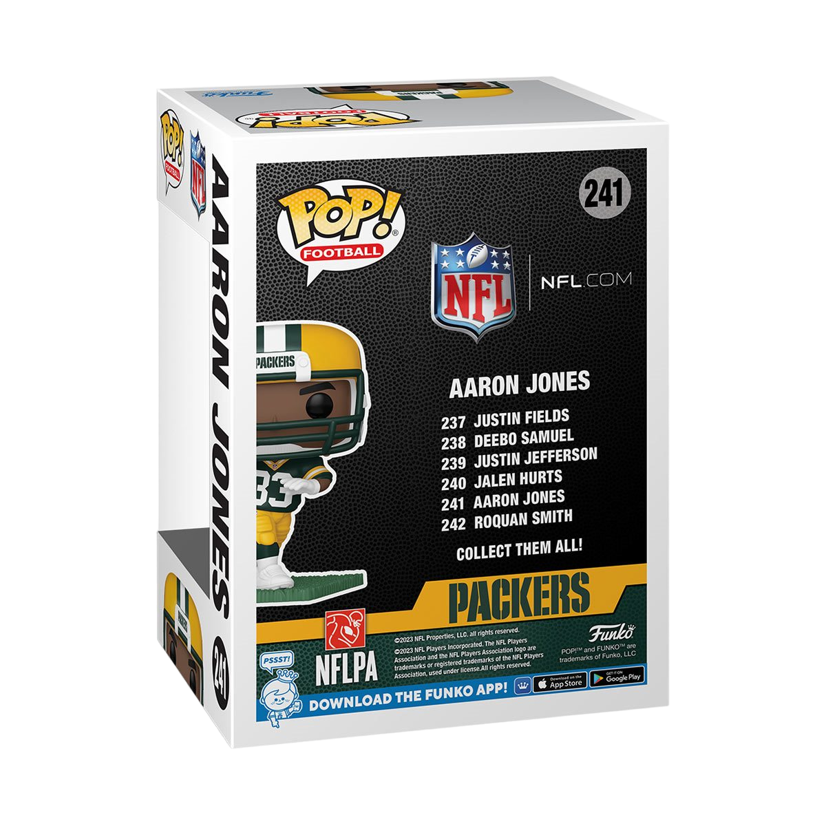 Aaron Jones 241 - Funko Pop! Green Bay Packers NFL