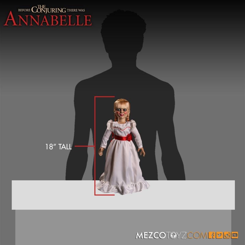 Annabelle Roto Plush Doll Prop Replica - El Conjuro: Annabelle Mezco Toyz