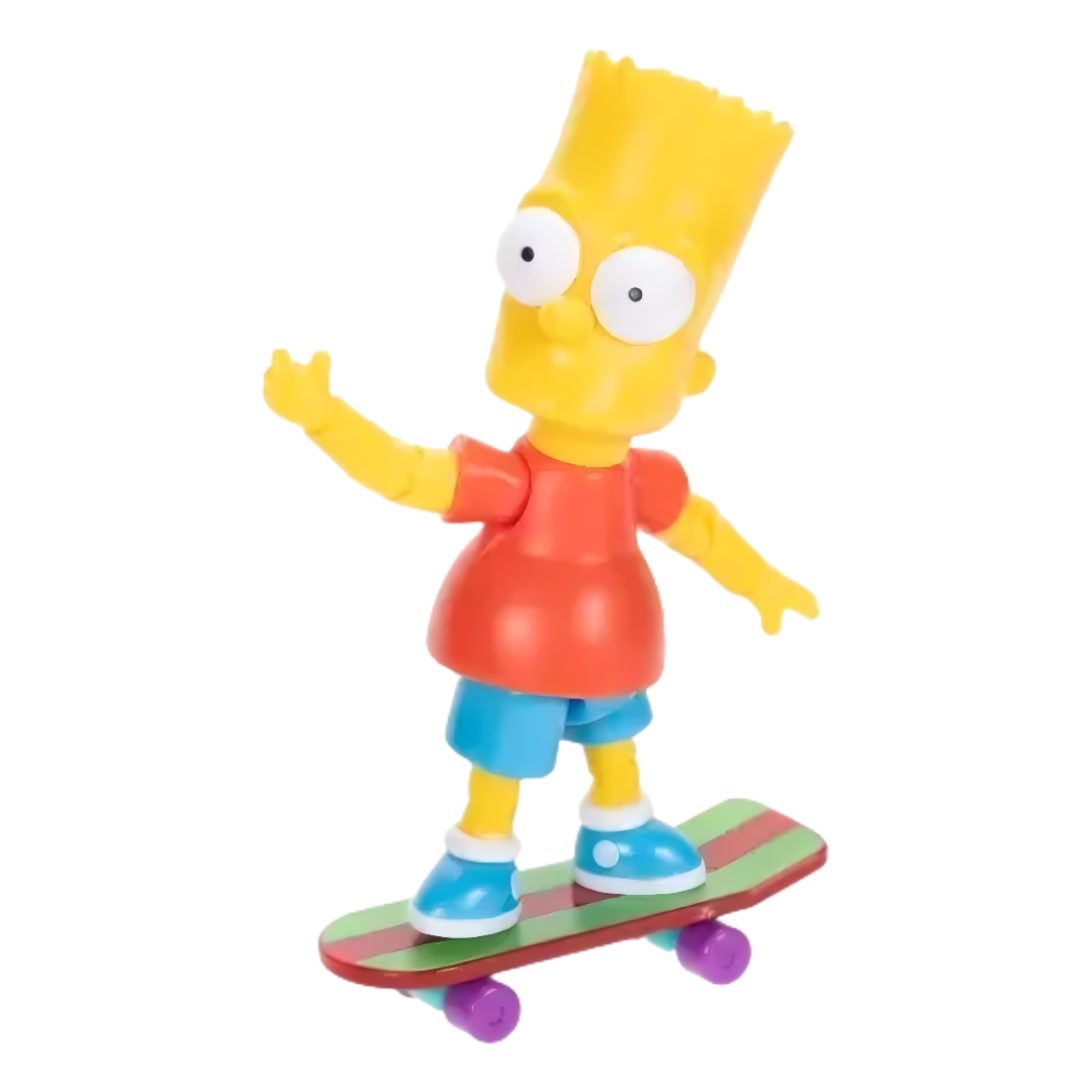 Bart Simpson con Patineta - Los Simpsons Jakks