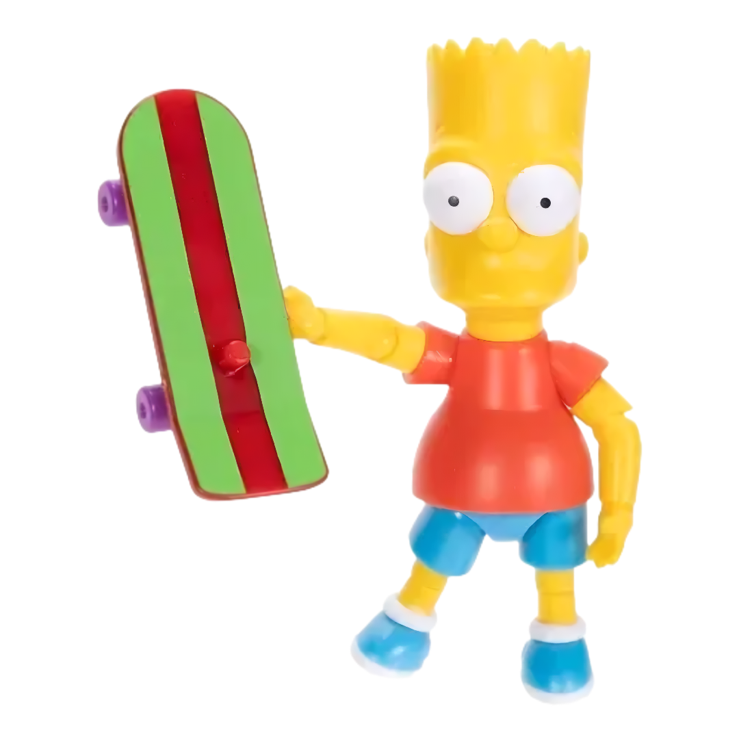 Bart Simpson con Patineta - Los Simpsons Jakks