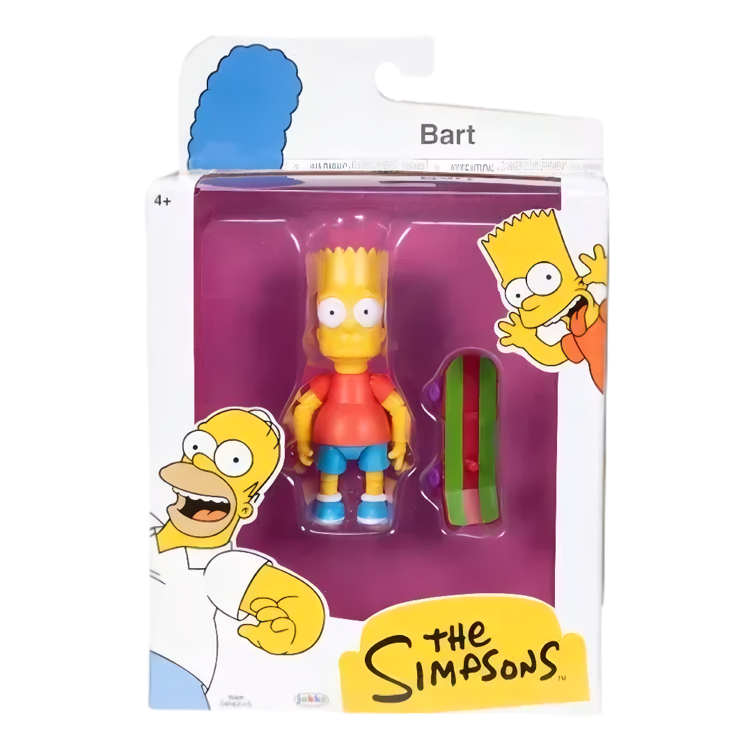 Bart Simpson con Patineta - Los Simpsons Jakks