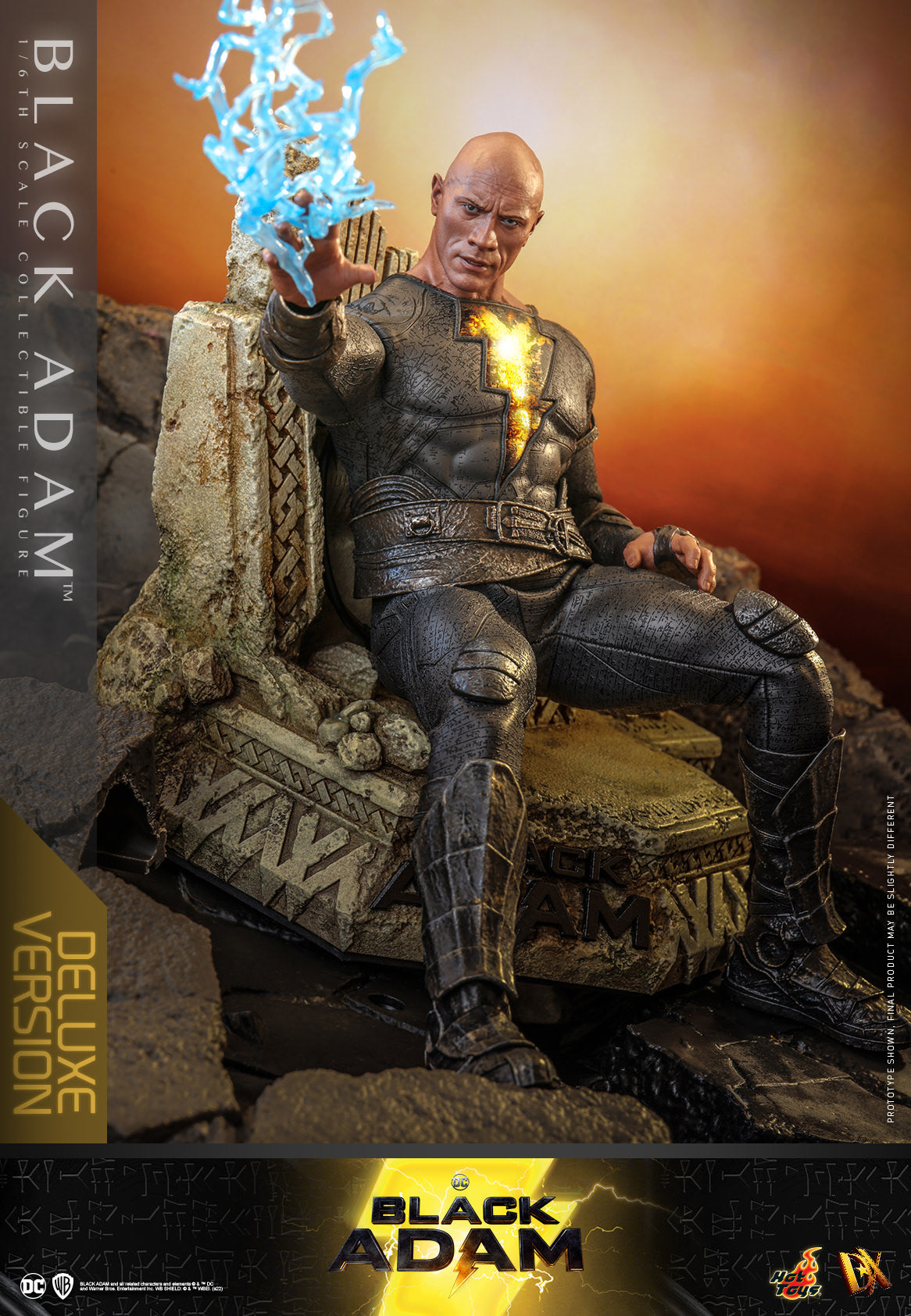 Black Adam (Dx Series) Deluxe Version 1/6 - Dc: Black Adam Hot Toys