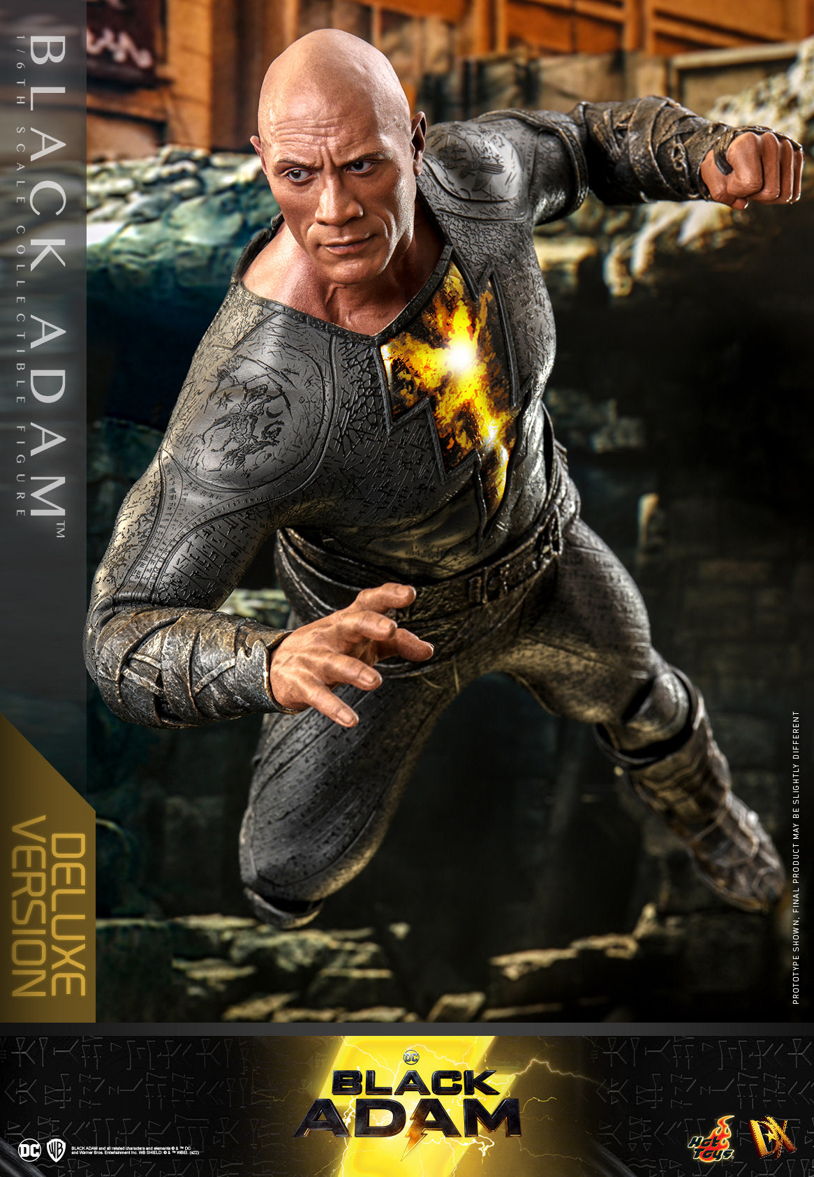 Black Adam (Dx Series) Deluxe Version 1/6 - Dc: Black Adam Hot Toys