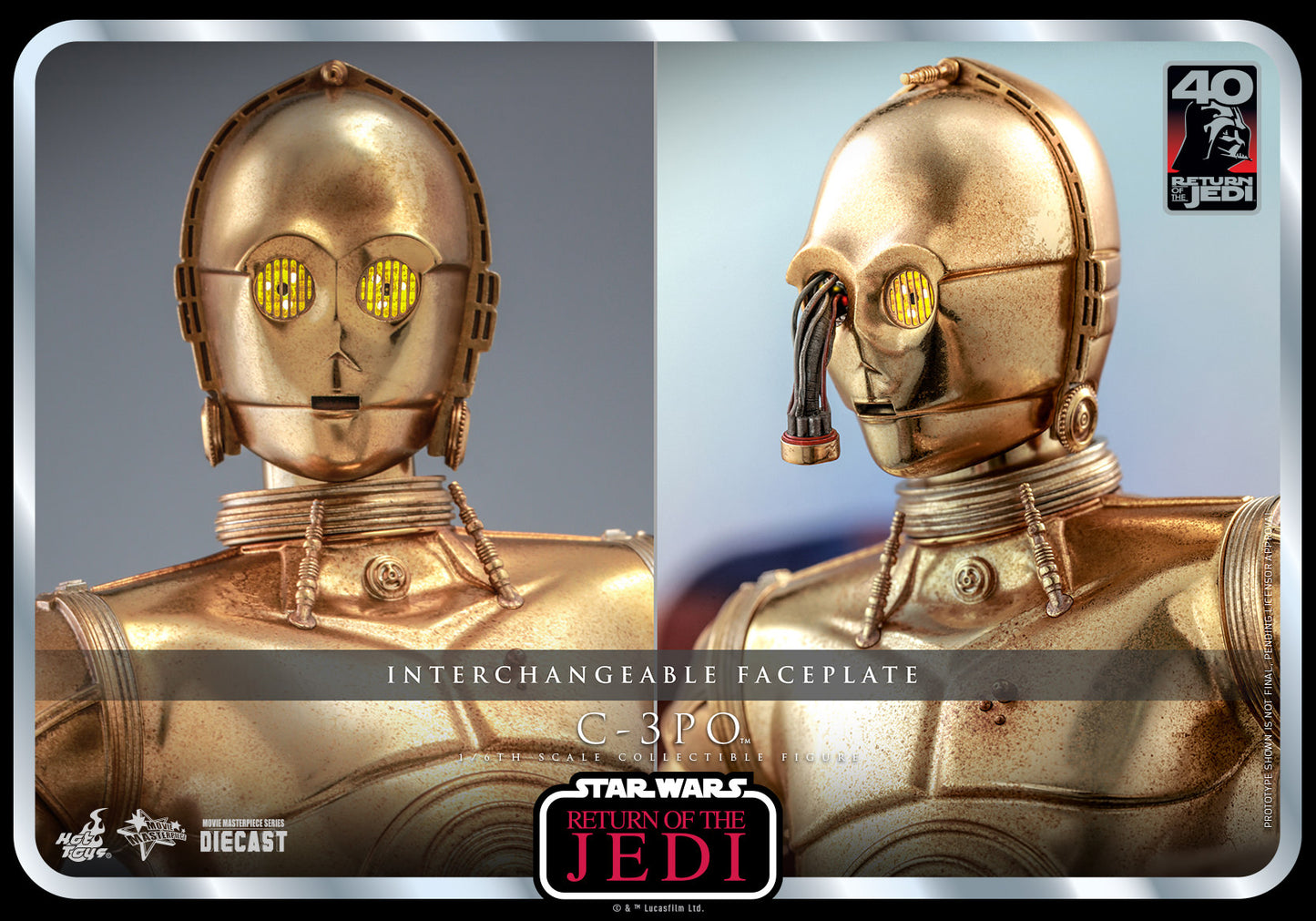 C-3PO 1/6 - Star Wars: the Return of the Jedi Hot Toys