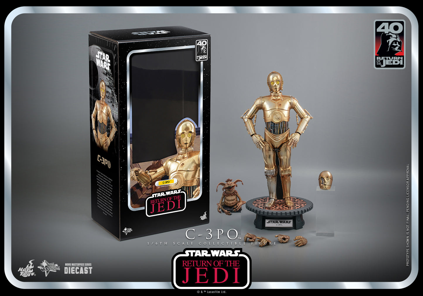 C-3PO 1/6 - Star Wars: the Return of the Jedi Hot Toys