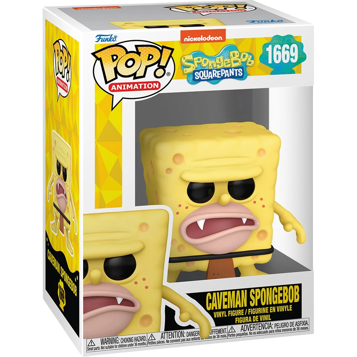 Caveman Sponge Bob 1669 - Bob Esponja 25th Aniversario Funko Pop!