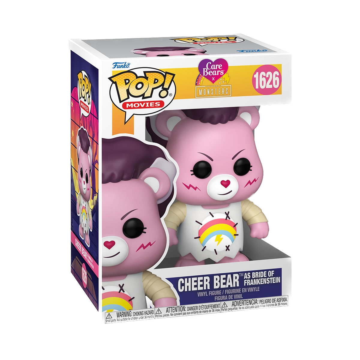 Cheer Bear as Bride of Frankenstein 1626 - Funko Pop! Care Bears x Universal Monsters