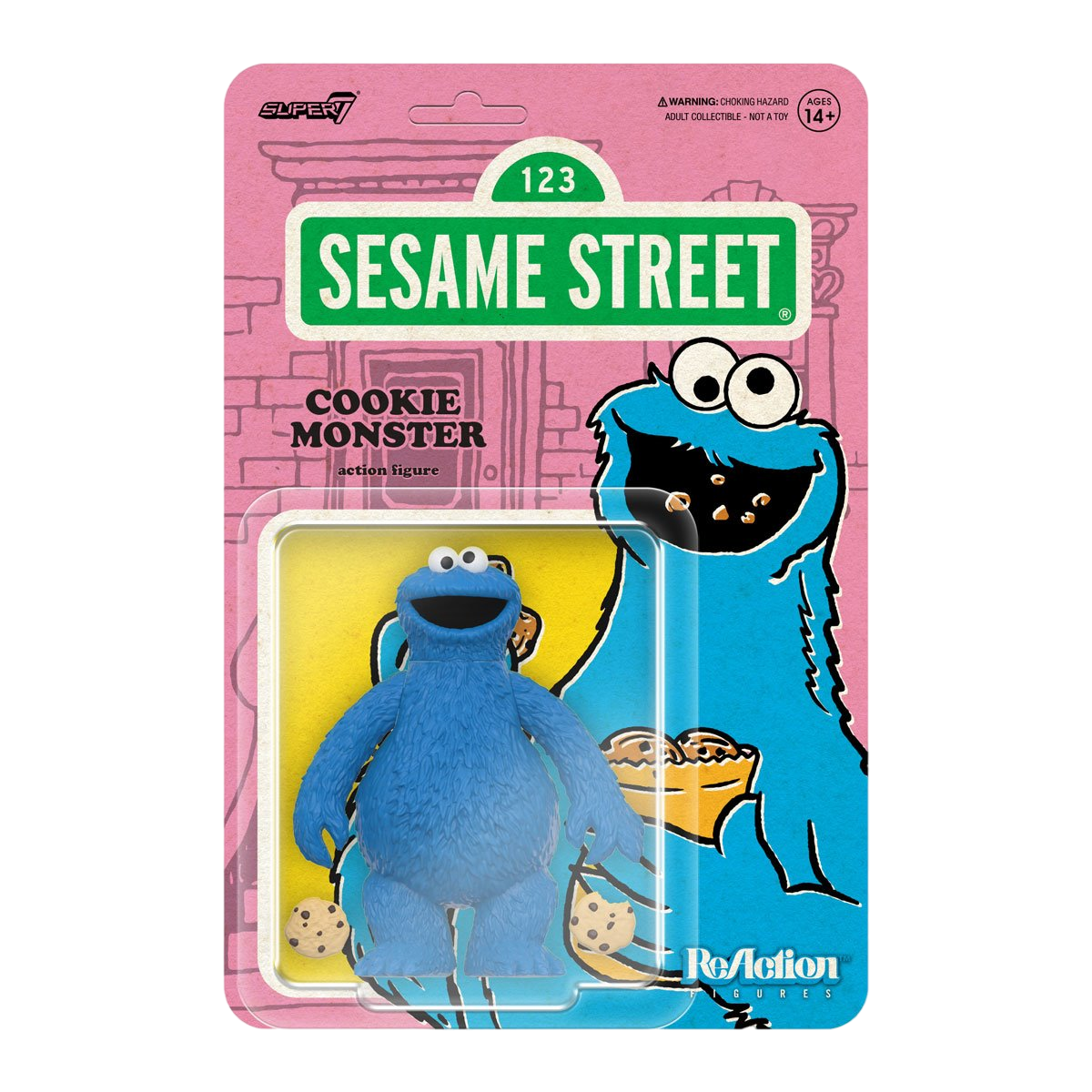 Cookie Monster - Plaza Sezamo ReAction Super7