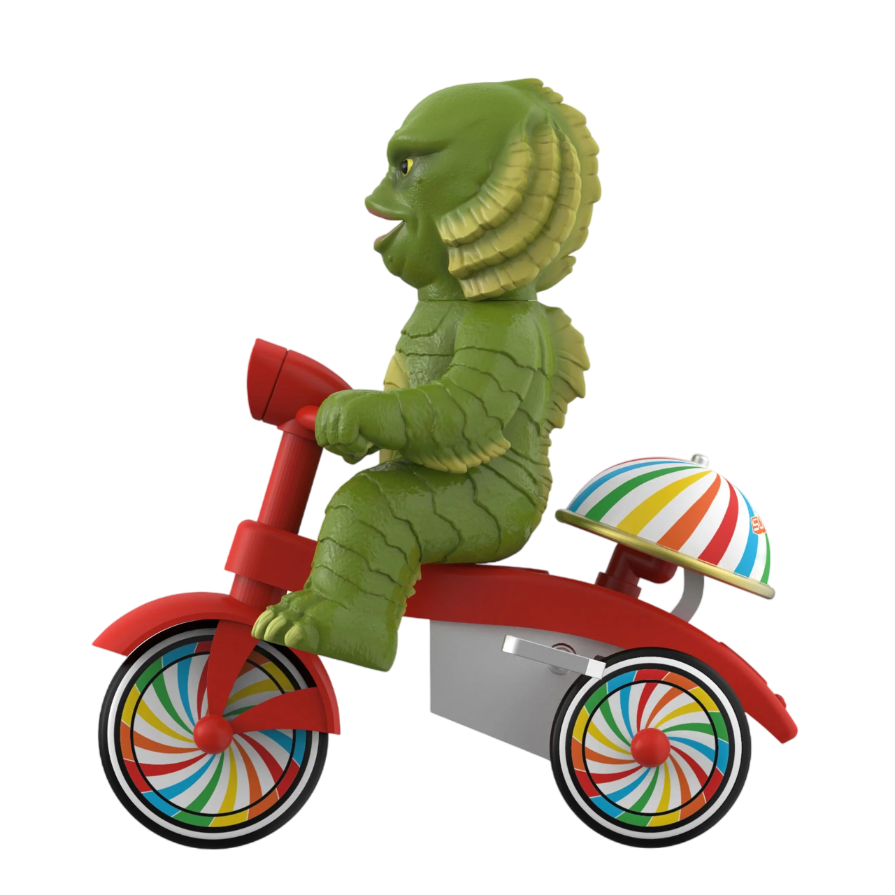 Creature From Black Lagoon (Light Green w/ Red Trike) - Universal Monsters Super Cycles Super7 SDCC 2024