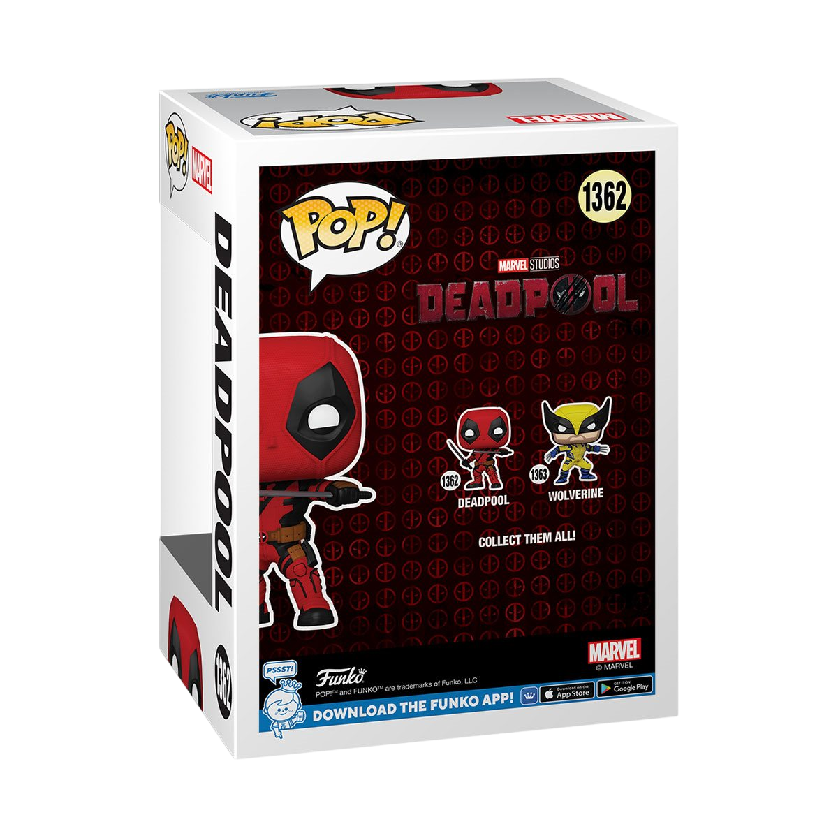 Deadpool with Swords 1362 - Marvel: Deadpool & Wolverine Funko Pop!