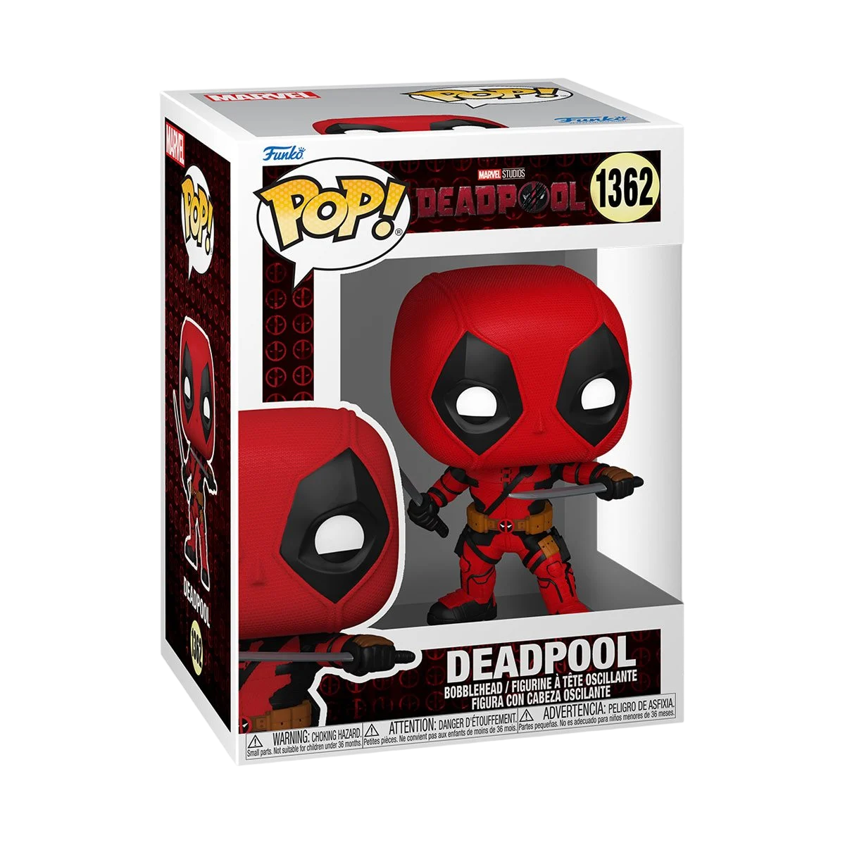 Deadpool with Swords 1362 - Marvel: Deadpool & Wolverine Funko Pop!