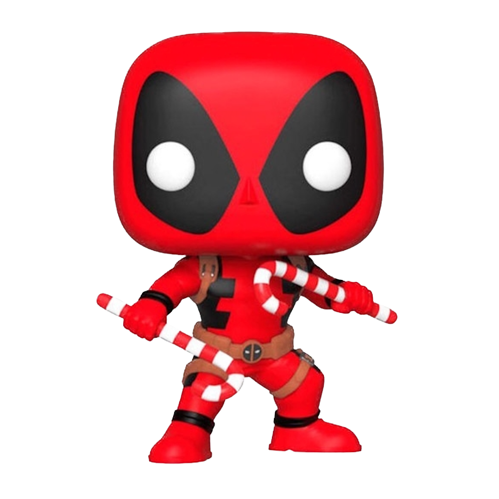 Deadpool with Candy Canes 400 - Funko Pop! Marvel: Holiday Deadpool