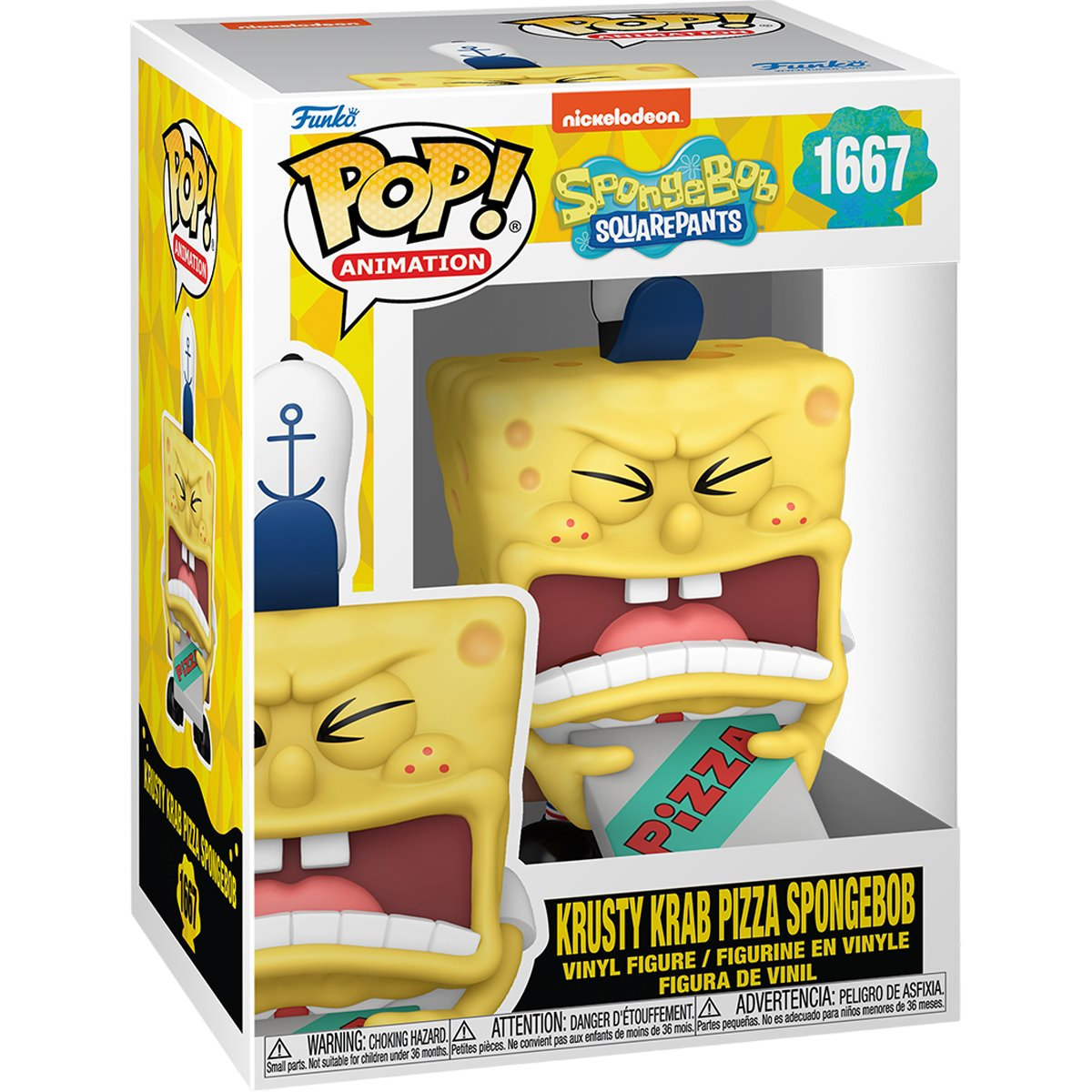 Krusty Krab Pizza Sponge Bob 1667 - Bob Esponja 25th Aniversario Funko Pop!