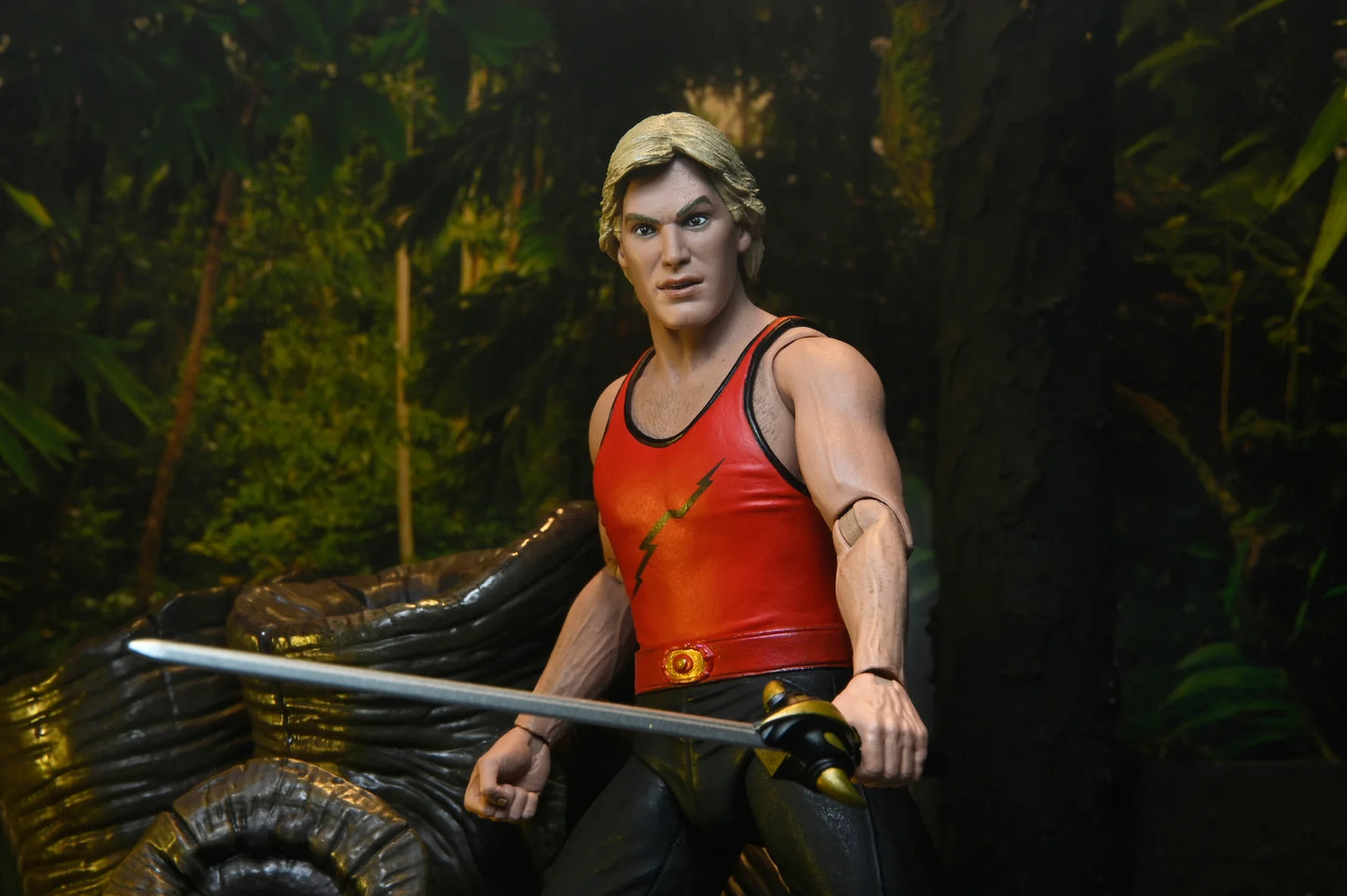 Flash Gordon Wood Beast Challenge (Deluxe) - Flash Gordon 1980 NECA SDCC 2024