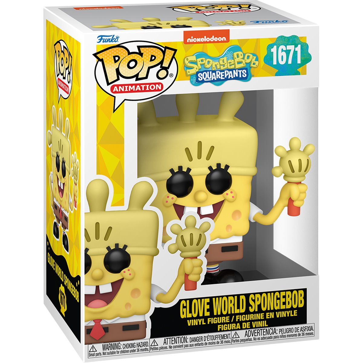 Glove World Sponge Bob 1671 - Bob Esponja 25th Aniversario Funko Pop!