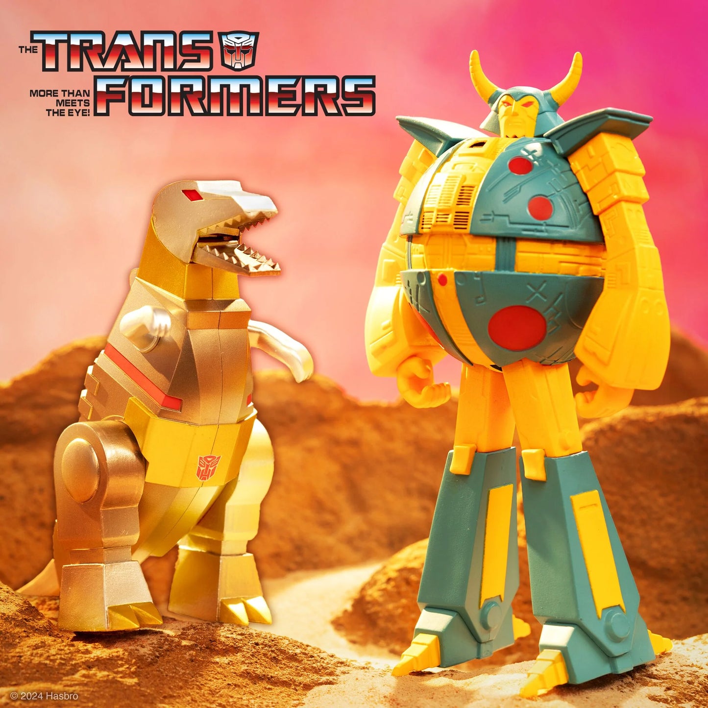 Grimlock (Metallic) - Transformsers ReAction Super7 SDCC 2024