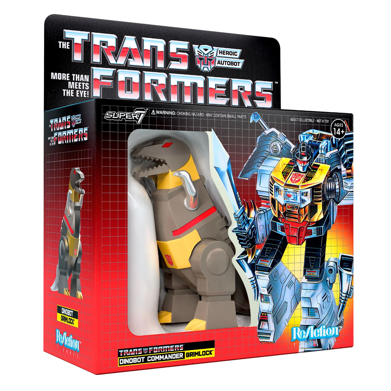 Grimlock (Metallic) - Transformsers ReAction Super7 SDCC 2024