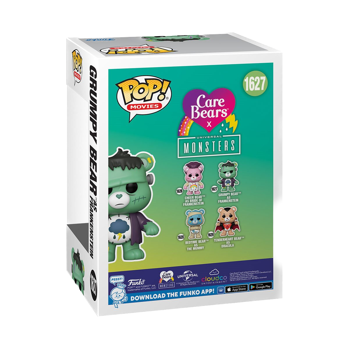 Grumpy Bear as Frankenstein 1627 - Funko Pop! Care Bears x Universal Monsters