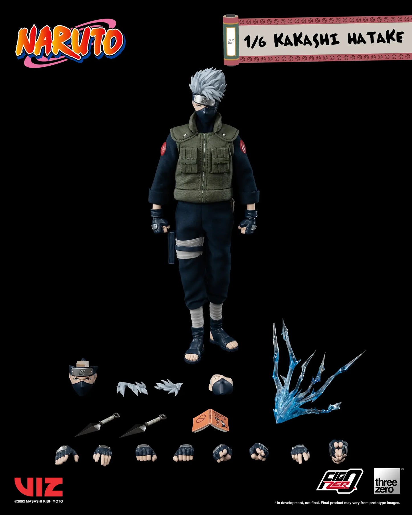 Kakashi Hatake (FigZero) 1/6 - Naruto ThreeZero