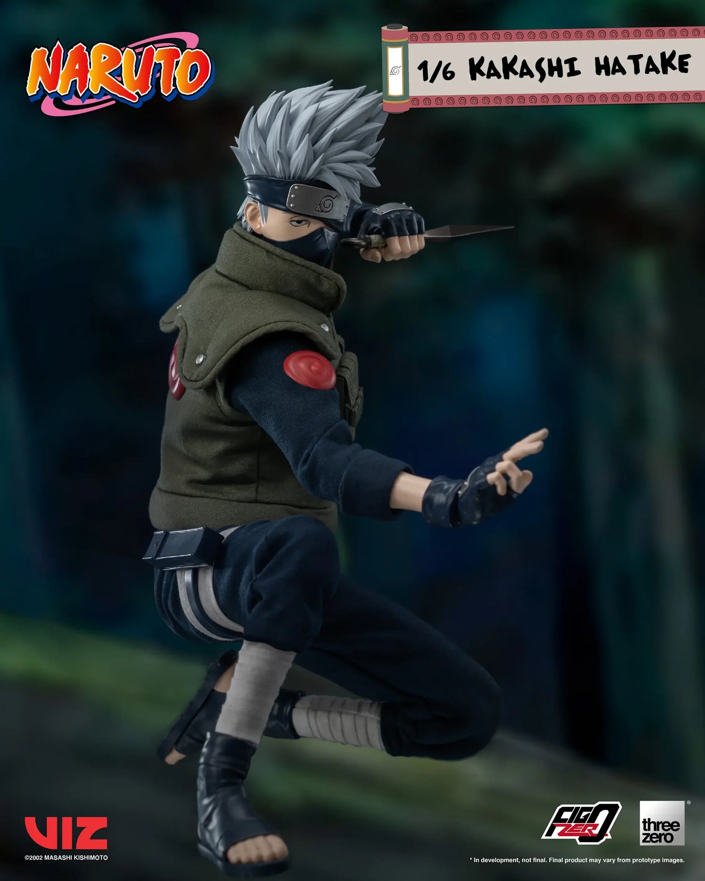 Kakashi Hatake (FigZero) 1/6 - Naruto ThreeZero