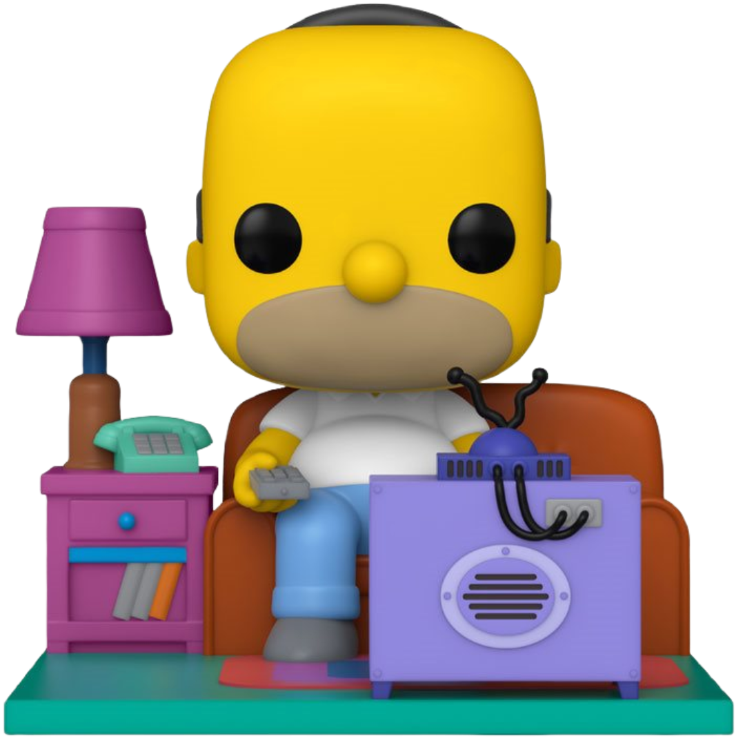 Homer Watching Tv 909 Deluxe - Funko Pop! Los Simpsons