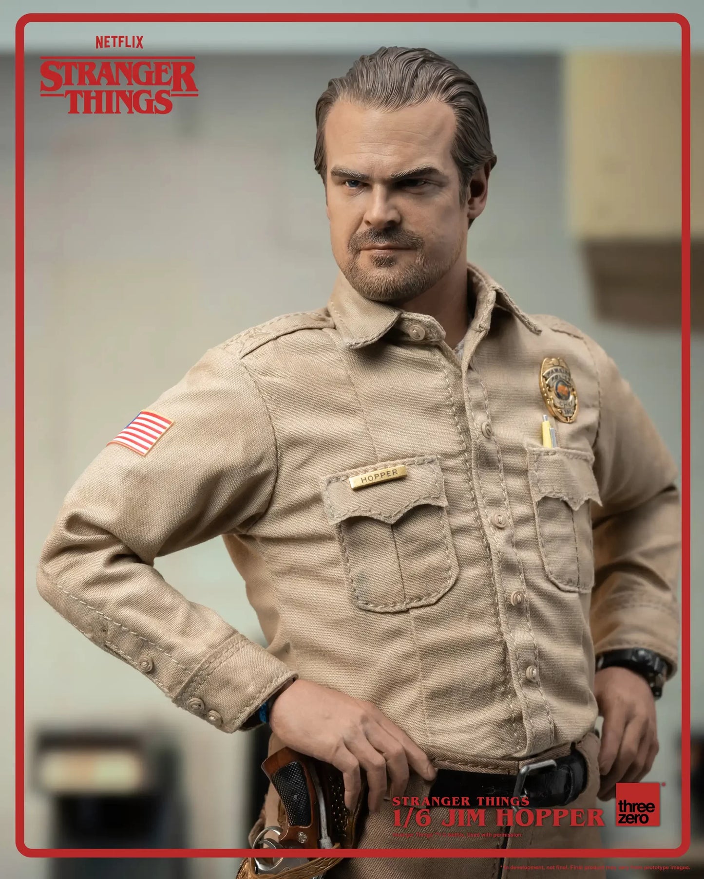 Jim Hopper 1/6 - Stranger Things S1 Threezero