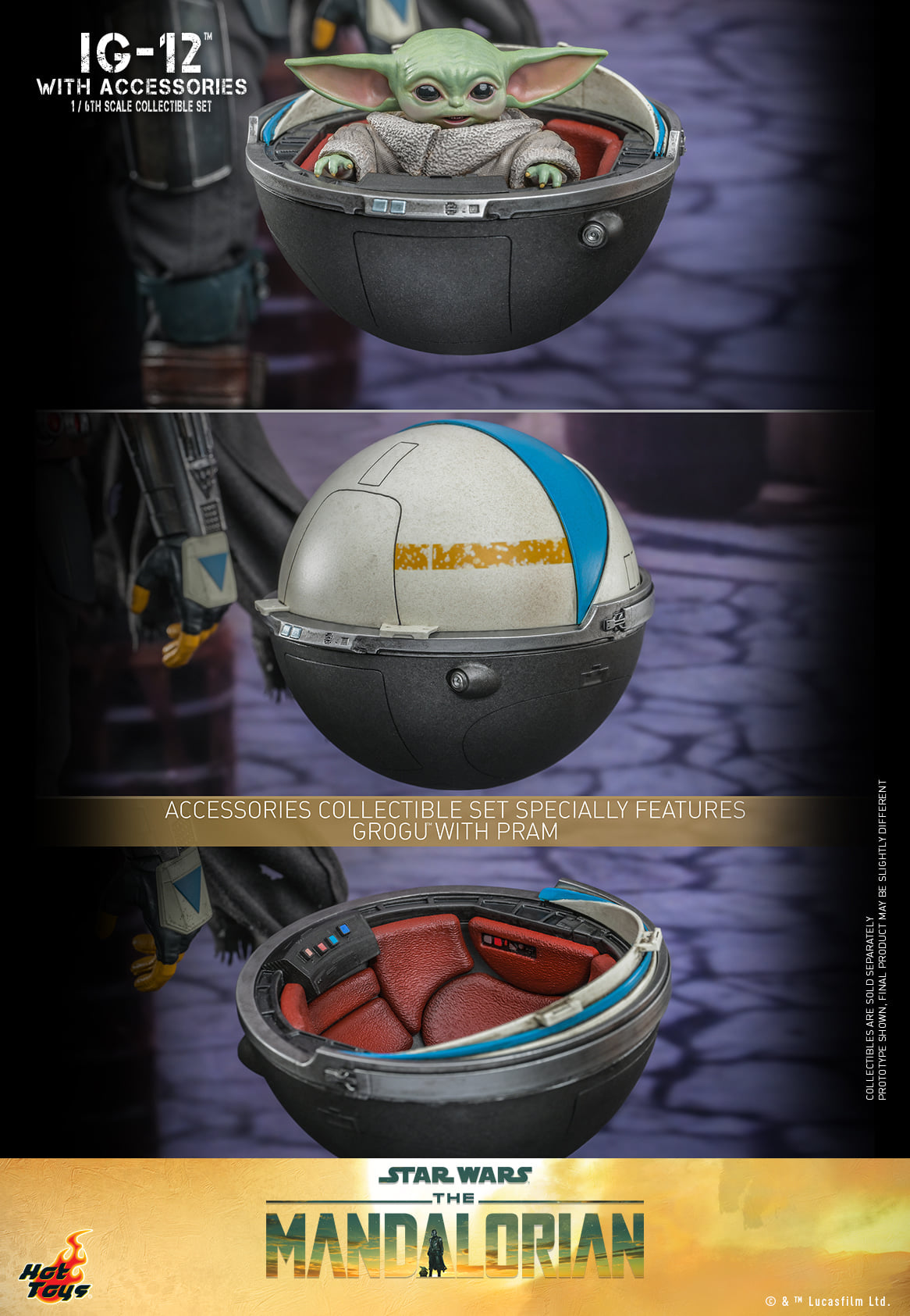 IG-12 (Accesory Set) Special Edition 1/6 - Star Wars: The Mandalorian Season 3 Hot Toys