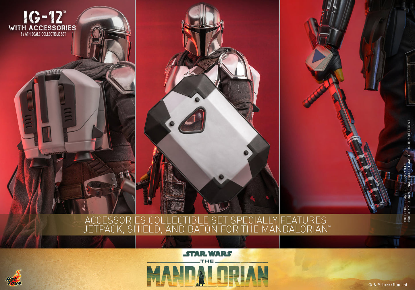 IG-12 (Accesory Set) Special Edition 1/6 - Star Wars: The Mandalorian Season 3 Hot Toys