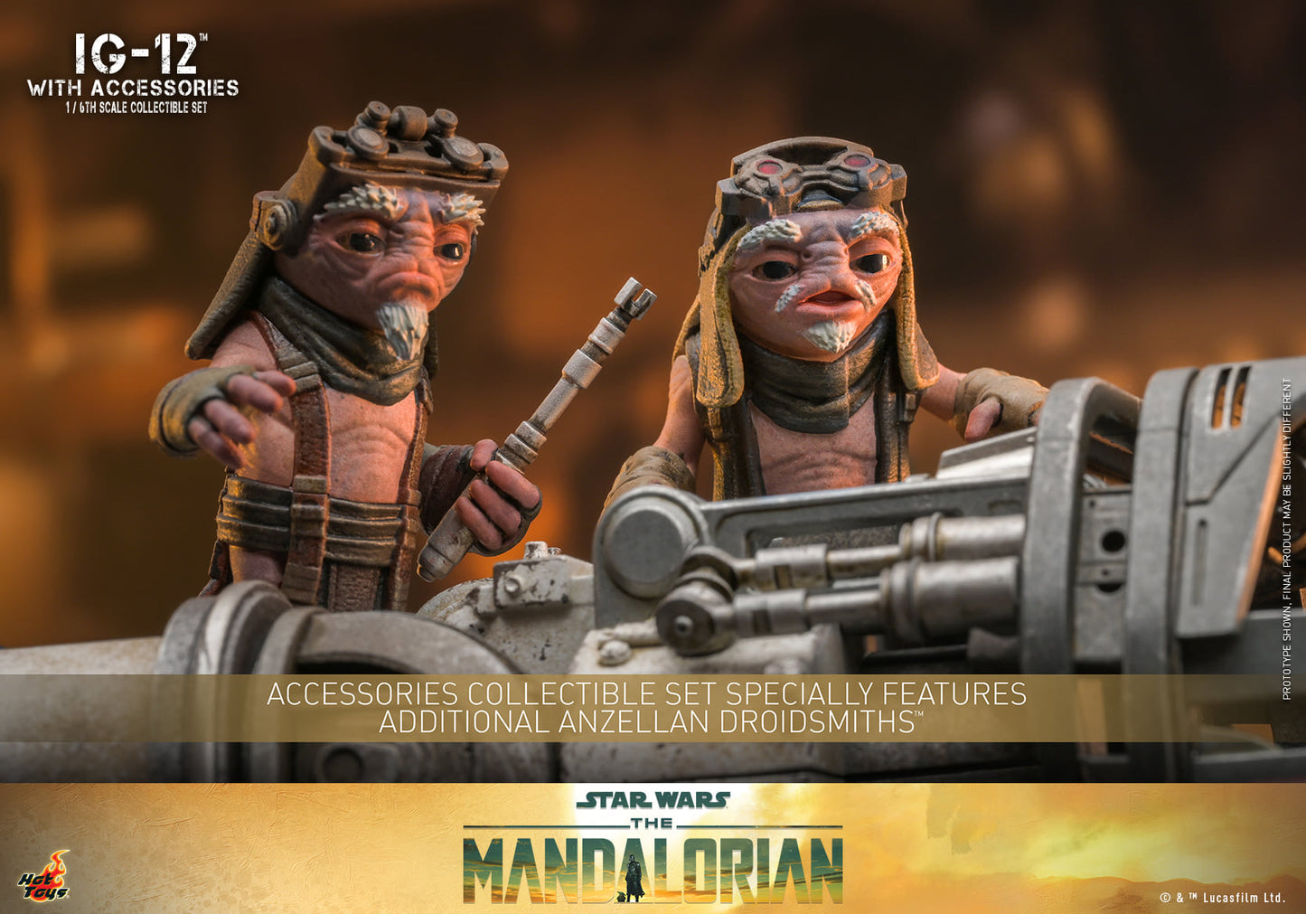 IG-12 (Accesory Set) Special Edition 1/6 - Star Wars: The Mandalorian Season 3 Hot Toys