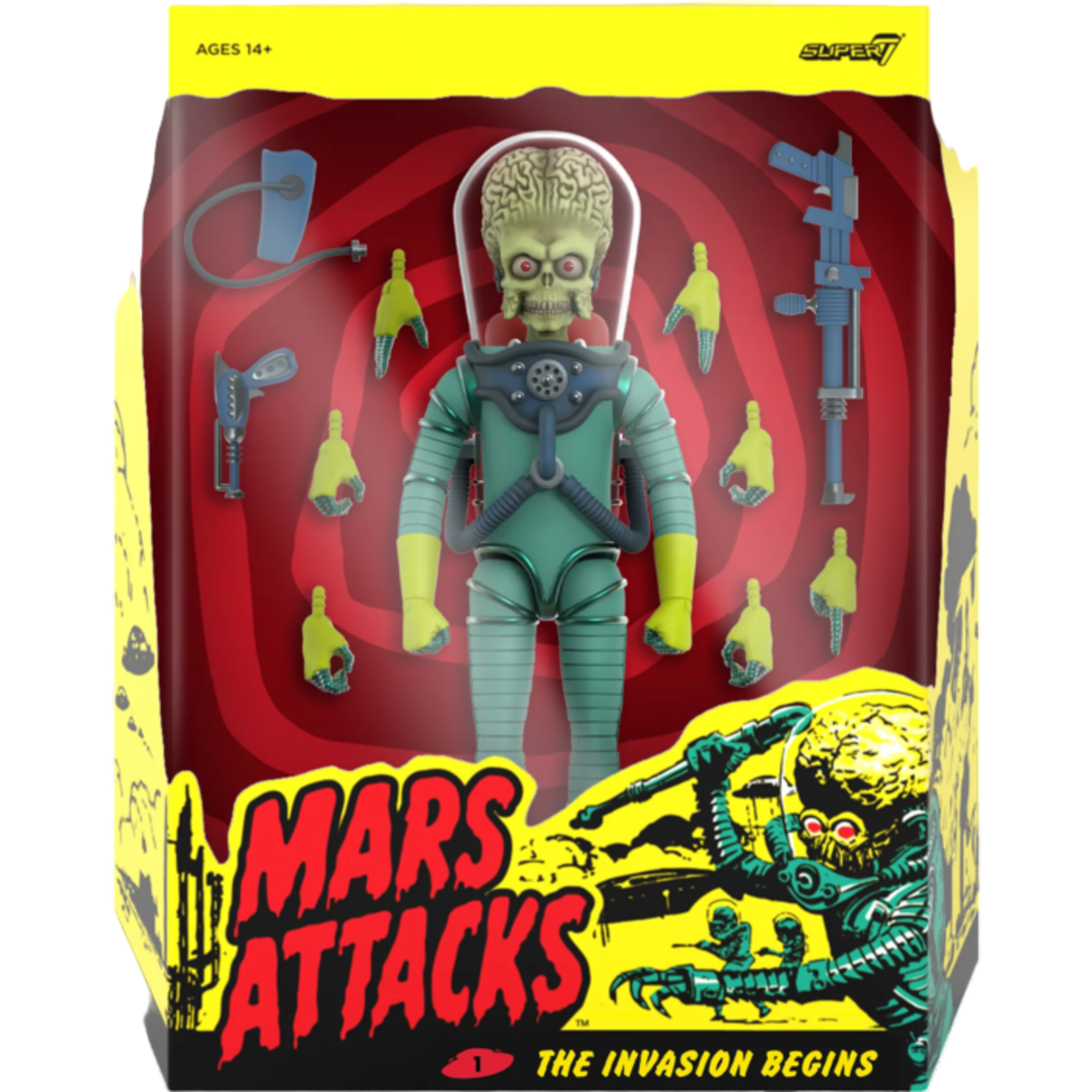 Martian (Invation Begins) Ultimates! - Mars Attack Super7