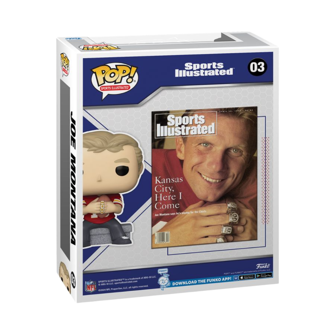 Joe Montana 03 Sports Illustrated  - Funko Pop! NFL: San Francisco 49ers Cover