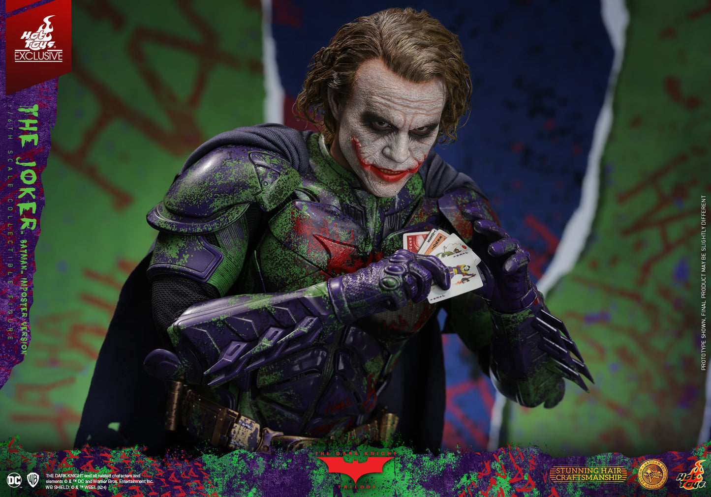 The Joker (Batman Imposter Version) Artisan Edition 1/6 - Batman: The Dark Knight Hot Toys