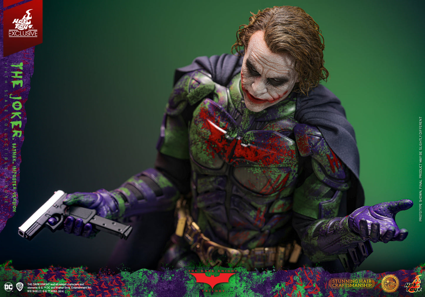 The Joker (Batman Imposter Version) Artisan Edition 1/6 - Batman: The Dark Knight Hot Toys