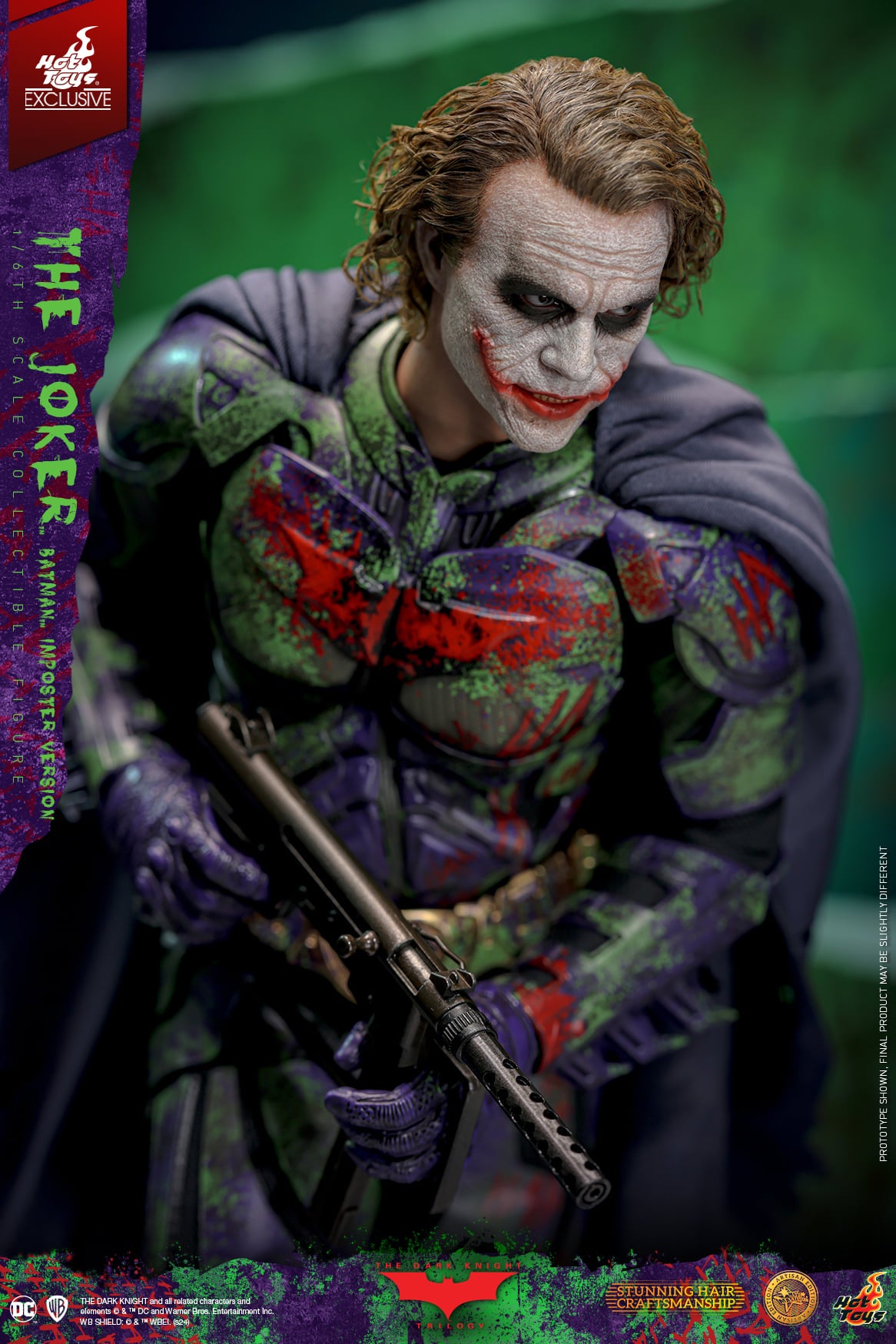 The Joker (Batman Imposter Version) Artisan Edition 1/6 - Batman: The Dark Knight Hot Toys