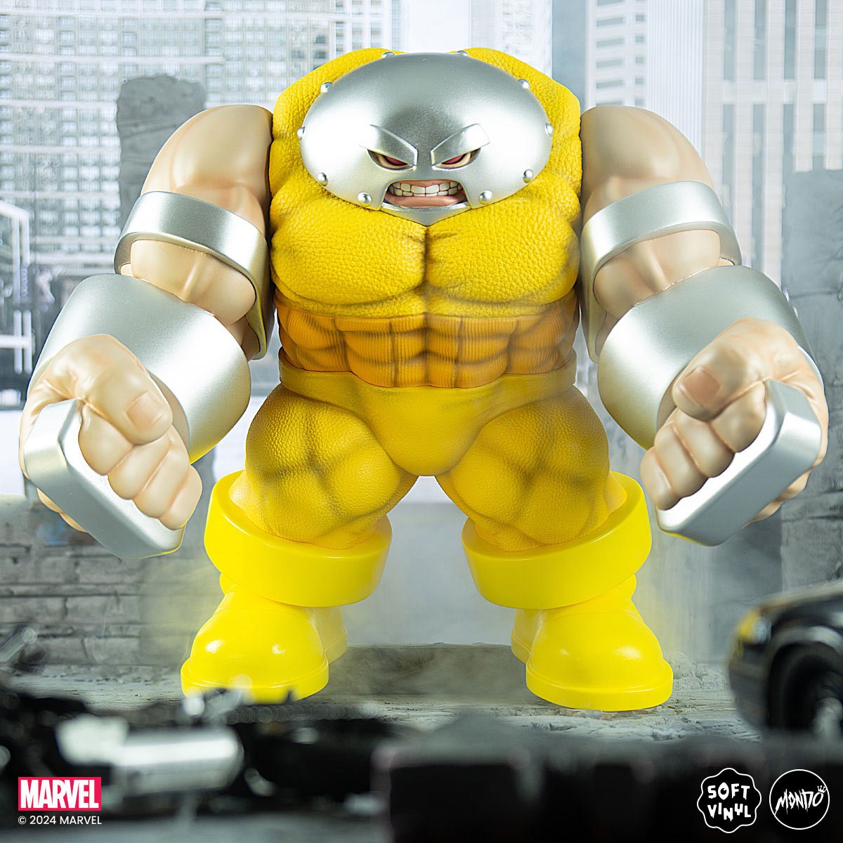 Juggernaut Prisioner Yellow Suit Variant Soft Vinyl (EE Exclusive) - Marvel: X-Men Mondo