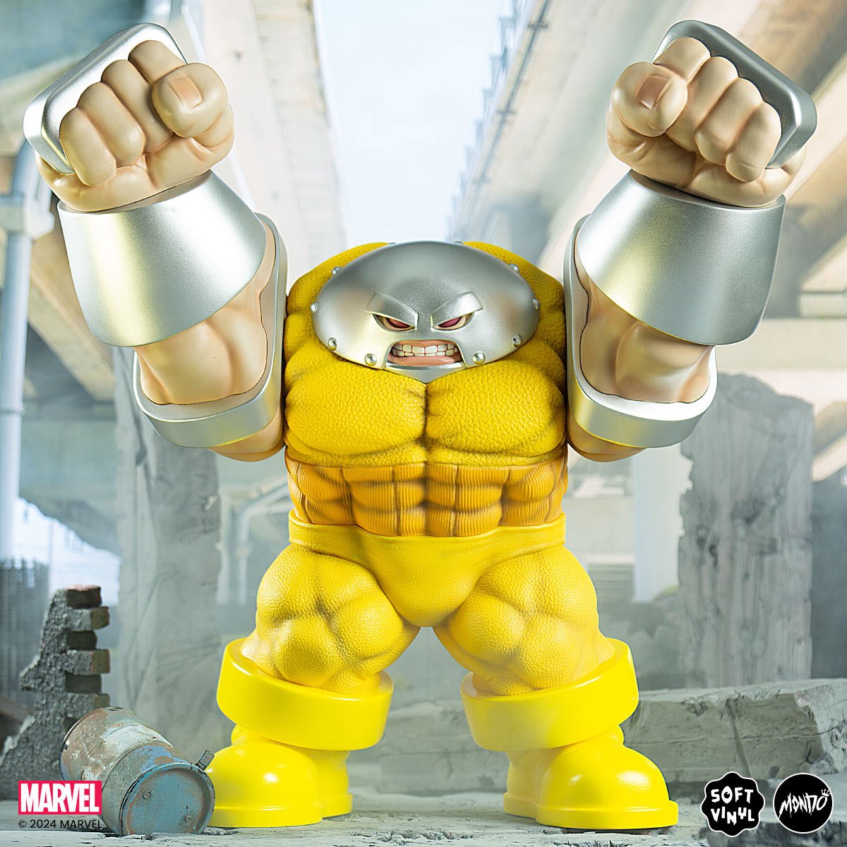 Juggernaut Prisioner Yellow Suit Variant Soft Vinyl (EE Exclusive) - Marvel: X-Men Mondo