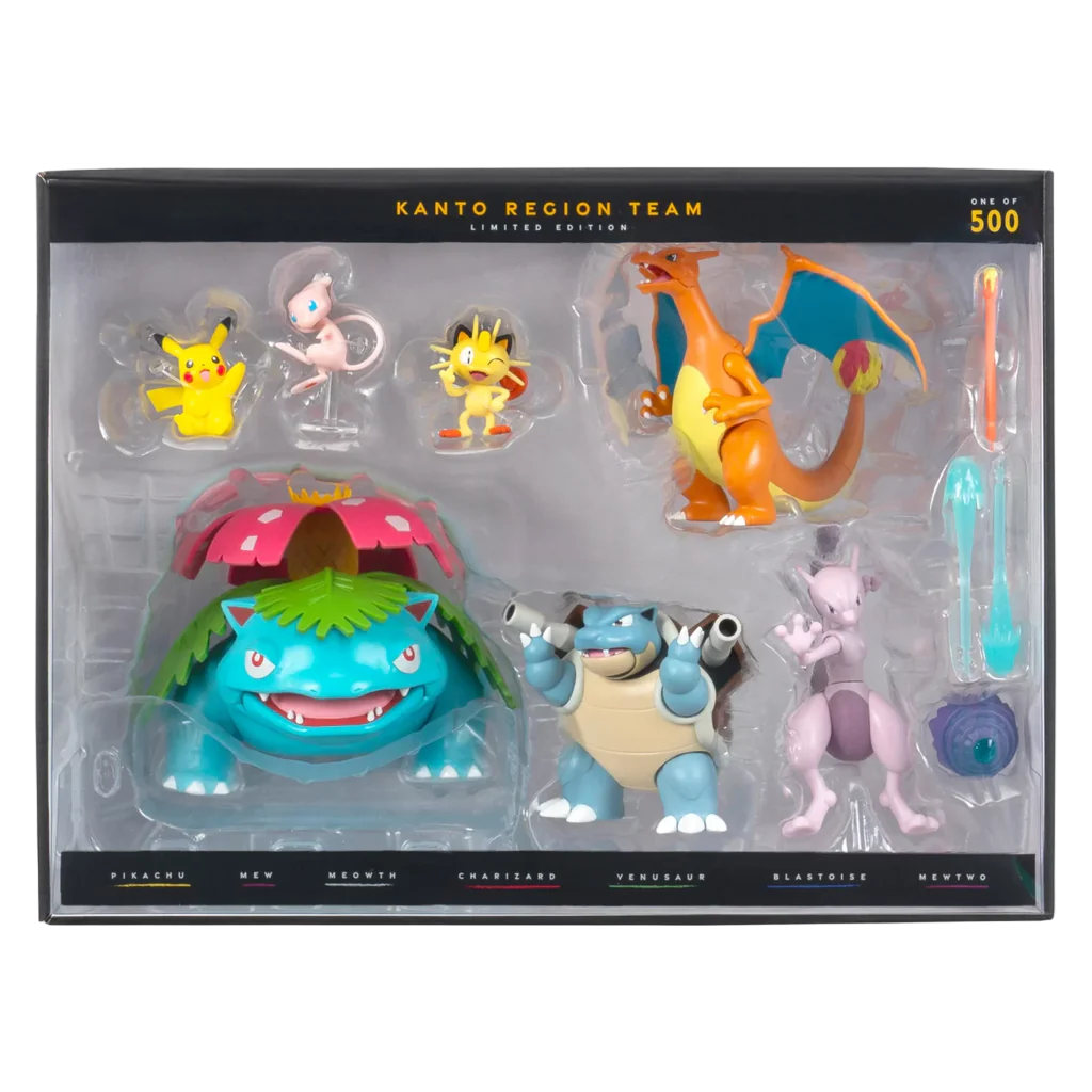 Pokemon Kanto Region Team (Limited Edition 500) - Pokemon Jazwares SDCC 2024