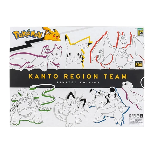 Pokemon Kanto Region Team (Limited Edition 500) - Pokemon Jazwares SDCC 2024