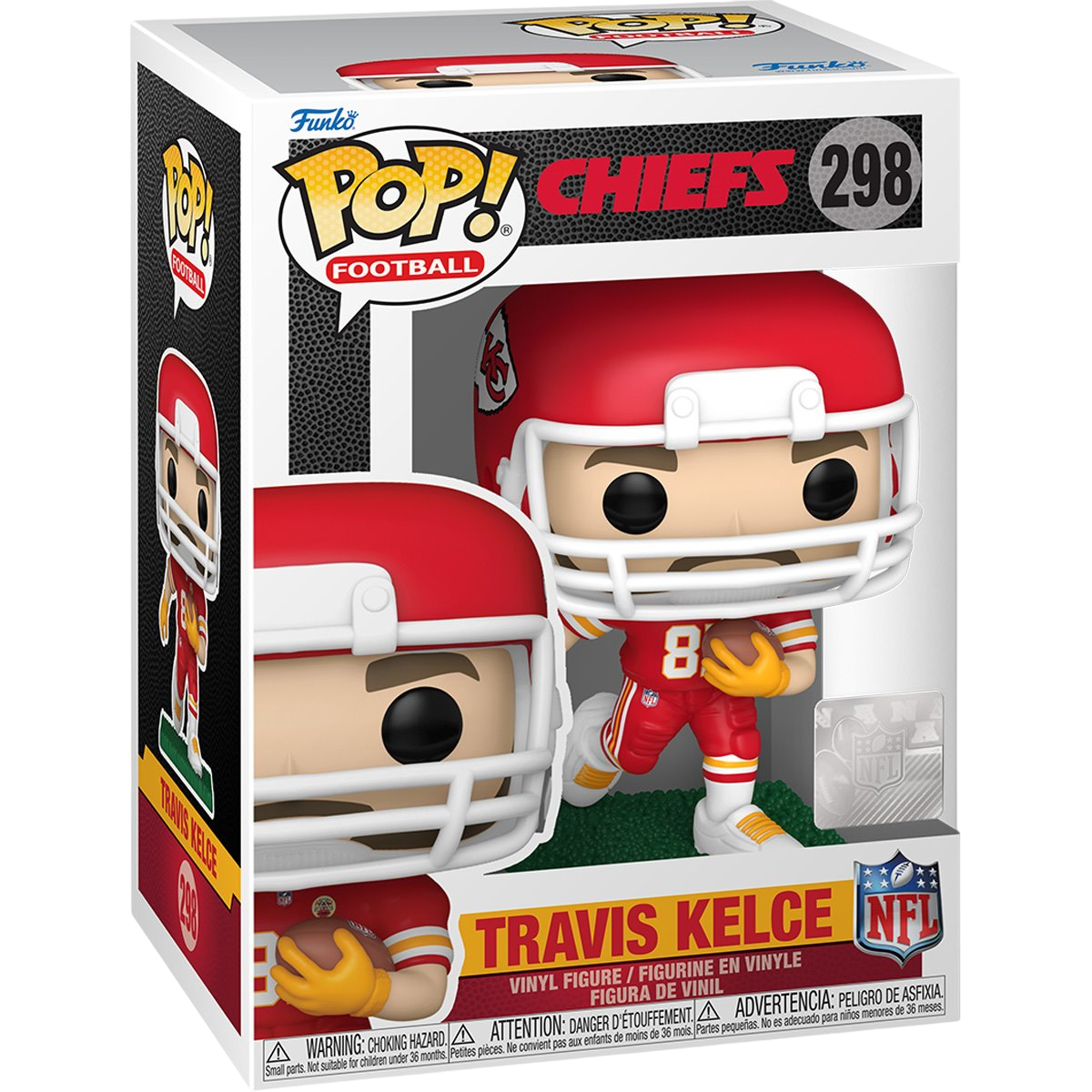 Travis Kelce 298 (Road) - Funko Pop! NFL: Kansas City Chiefs